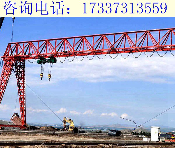 浙江金华花架龙门吊厂家 吊钩发生扭转原因